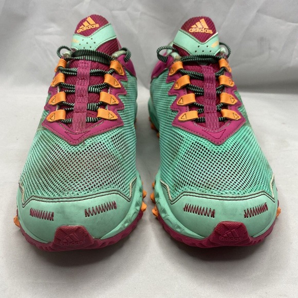 Adidas Vigor TR 4 D74004 Teal Pink Trail Running Shoes Womens Size 8.5US - Picture 4 of 10